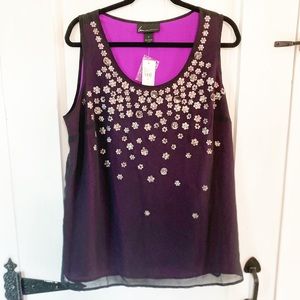 NWT Lane Bryant• sequin top